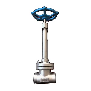 Vanne d'arrêt cryogénique pneumatique à tige longue en acier inoxydable pour soudures à froid - Product Image 1