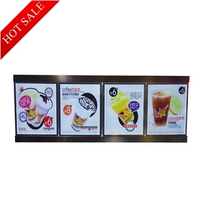 Bia Bar Quảng Cáo Khung Nhôm Led <span class=keywords><strong>Menu</strong></span> Ban Đơn Tinh Thể Đơn Hộp Ánh Sáng Vuông <span class=keywords><strong>Acrylic</strong></span> Cube Hộp Ánh Sáng - Product Image 2