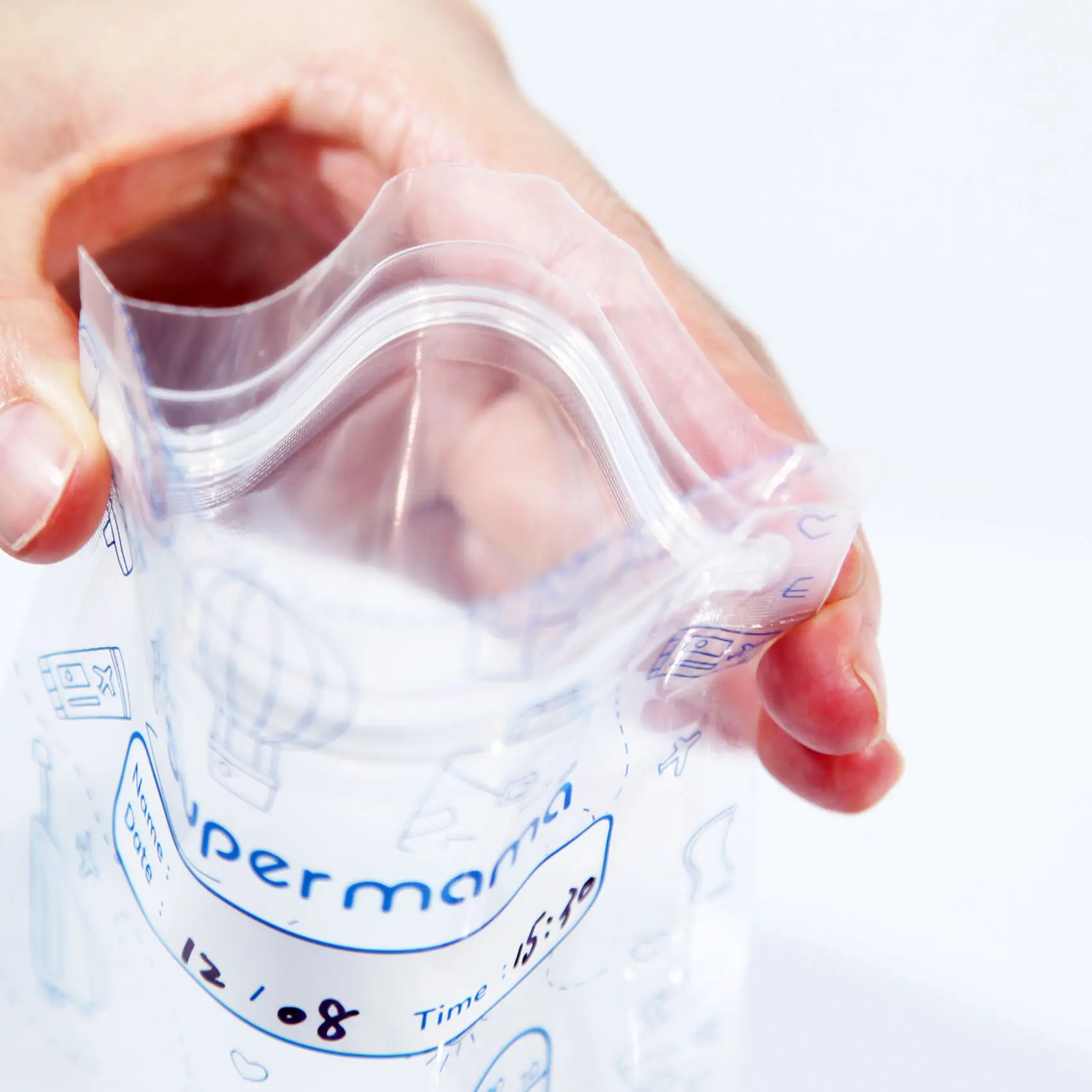 Tas Penyimpanan Susu Bersegel Ganda untuk Pendinginan dan Pembekuan