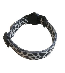 Collar de entrenamiento para mascotas a rayas de poliéster y nailon ajustable, accesorios para caminar para perros con hebilla de plástico para uso en exteriores - Product Image 2