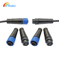 Connecteur d'alimentation étanche M12 mâle femelle Push Lock connexion rapide connecteur de fil de câble automobile circulaire rapide étanche