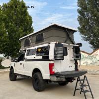 Tente de toit souple tout-terrain pour pick-up - Imperméable quatre saisons, en aluminium, pliable, ouverture rapide automatique