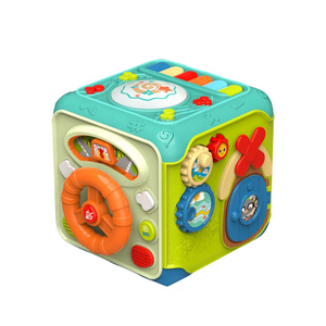 Jouets éducatifs pour enfants d'âge préscolaire 2023 <span class=keywords><strong>Jeu</strong></span> <span class=keywords><strong>de</strong></span> carton 6 en 1 Jouets électriques Bacs à mouvement Ensemble <span class=keywords><strong>de</strong></span> cube d'activités pour bébé - Product Image 2