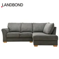 Ultimate Comfort kolay bakım koyu gri oturma odası Modern köşe L şekli koltuk takımı tasarımları şezlong