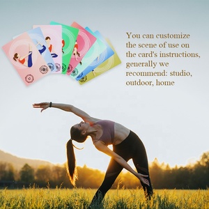 Conception de matériaux personnalisés Santé mentale Expressions de soi positives Affirmation de yoga espagnol Femme Carte de motivation <span class=keywords><strong>spirituelle</strong></span> avec boîte - Product Image 3