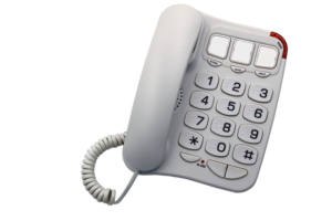 Venta al por mayor de teléfono de botón grande ancianos teléfono con cable con botones Braille - Product Image 3