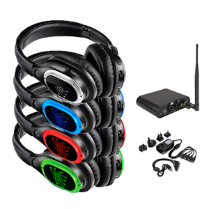 INDA Émetteur Professionnel Silent Disco T90PRO <span class=keywords><strong>HiFi</strong></span> 500M de portée avec connexion XLR+<span class=keywords><strong>Bluetooth</strong></span>, Hôte Audio et Casques pour Soirées Silencieuses - Product Image 4