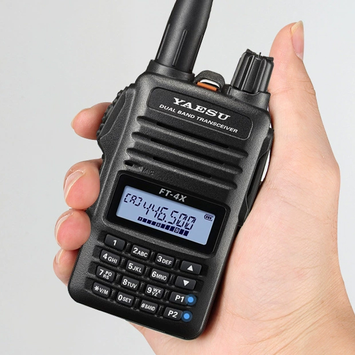 YAESU FT-4XR ウォーキートーキー VHF/UHF 二重帯域 5W IPX6防水