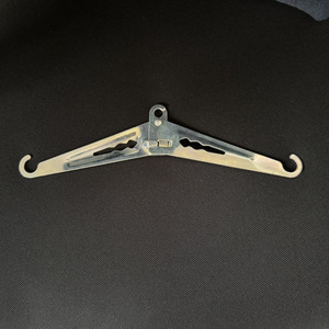 Cervical Traction Device <b>Bracket</b> Foldable Support Wings <b>Silver</b> Gray Cold Rolled Steel 30cm Manual Operation - Product Image 3
