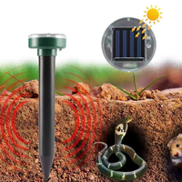 Répulsif solaire pour animaux d'extérieur, imperméable, pour pelouses, jardins, terres agricoles, protection des plantes