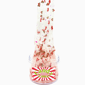 <b>Christmas</b> <b>Candy</b> <b>Cane</b> Slime With Red Speckles And Santa Decorations For Kids 8 To 13 Years Unisex Playdough & Slime - Product Image 3