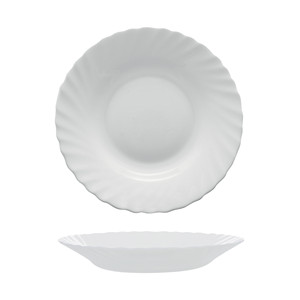 จานลึกขนาด Ø 22.5 ซม. สีขาว แก้วบอร์มิโอลี ร็อคโค - Product Image 1