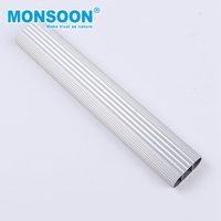 Garde-robe Raccord Rail Rod Placard Suspendu Rail Tube Tige Support Support Chrome Placage 25mm Ovale Armoire Vêtements Tube
