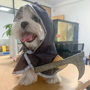 고급 디자이너 폴리에스터 후드 티셔츠 맞춤 할로윈 고양이 및 강아지 반려동물 코스튬 (클래식 액세서리 포함) - Product Image 6