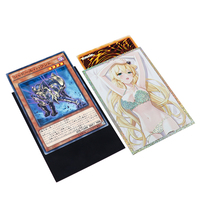 Custom for Card Holders Protective Sleeves 100% PP Material 63x90MM Size 100 Micron Thickness for Trading Card Collection