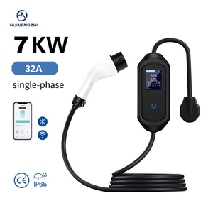 <span class=keywords><strong>Cargador</strong></span> de <span class=keywords><strong>Coche</strong></span> Eléctrico Portátil IP65 al Mejor <span class=keywords><strong>Precio</strong></span>, 7KW 32Amp 110v-240V, Estación de Carga AC de Nivel 2 para Hogar con Pantalla de 2.8 Pulgadas - Product Image 1