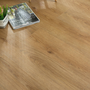 Revêtement de sol en vinyle SPC à pose <span class=keywords><strong>intégrée</strong></span> - Écologique, résistant à l'usure, design à larges lames, aspect bois véritable pour atelier, utilisation en intérieur - Product Image 5