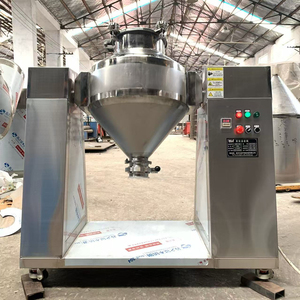 Mezclador agitador de doble cono SUS316L de acero inoxidable completamente automático, nuevo componente de Motor central para mezcla de polvo seco químico de alimentos - Product Image 6