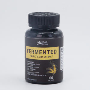 Pasokan pabrik OEM 60 buah Kapsul ekstrak kuman gandum fermentasi koenzim untuk kesehatan jantung antilelah kapsul Coq 10 - Product Image 1