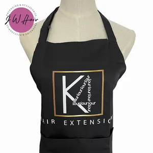 Private Label Hair Cutting Apron Hairdressing Custom Waterproof Polyester Barber Salon Capes