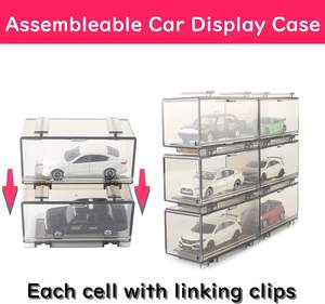 Yageli wholessales <span class=keywords><strong>Custom</strong></span> 1/64 scala vetrina in acrilico modello vetrina per auto - Product Image 2