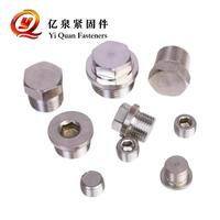Bouchon d'huile YI QUAN en acier inoxydable à filetage hexagonal externe de type bride (imperial/métrique) – Bouchon obturateur et vis