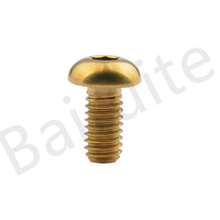 Baut Flens Torx Poles Titanium Alloy GR5 Kustom untuk Modifikasi Motor Sepeda Mobil