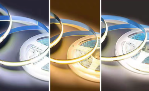 <span class=keywords><strong>COB</strong></span> 12V/24V 320LED 8 mét mạ điện tấm <span class=keywords><strong>LED</strong></span> Strip ánh sáng 3000k-6000K linh hoạt mật độ cao điều khiển bằng giọng nói IP67 cri90 - Product Image 3