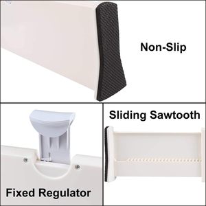 ABS Rectangle Injection Sock and Underwear Expandable <b>Drawer</b> Divider Organizer with Adjustable Dividers for Clothes - Product Image 5