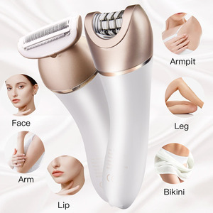 Raseuse électrique HATTEKER HT-6238 pour femmes, rasoir sans fil pour jambes, bras, aisselles, maillot, rechargeable par USB, étanche - Product Image 1