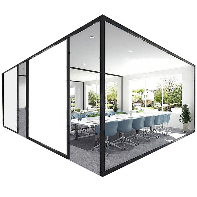 PDLC Laminated Smart Glass Energy Saving Switchable Privacy Thermal Security Window Bathroom Bedroom Hotel Hospital Curtain Wall