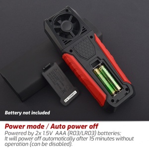 Anemómetro Digital Profesional TASI TA640A con Pantalla LCD, Medición Multi-Esteño (km/h, Nudos, Mph), Rango de Temperatura -10~50, ABS - Product Image 5