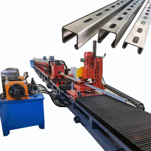 Multiple Size C U Shape Mounting Solar Panel Bracket Roll Forming Machine for Solar Structure Solar Bracket Making Machine - Product Image 1