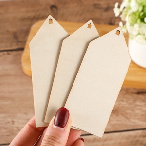 Wanuocraft chưa hoàn thành gỗ lát handmade vòng tròn bằng gỗ cây giáng sinh trang trí đồ trang trí treo cutouts dây thủ công - Product Image 4