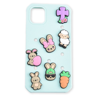 Siliconen Mobiele Telefoon Hoesje Met Gaten Diy Telefoon Hoesje Voor Iphone 15 Pro Telefoon Case Verstopping Charm Iphone Cover
