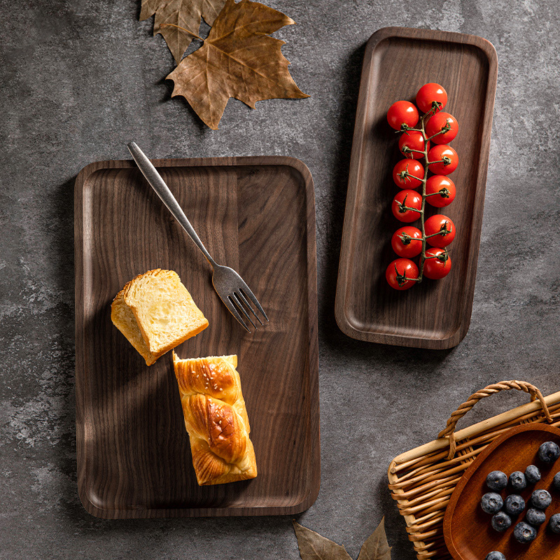 Black Walnut Square Plate