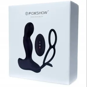 Dành cho người lớn quan hệ tình dục Massager sản phẩm cho Fox men's fourfold niềm vui không dây điều khiển từ xa Vibrator