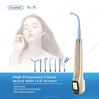Appareil portatif multifonction 7-en-1 BOWEKT haute fréquence pour le visage et le cuir chevelu avec embout en verre, prise US, étanche, garantie 1 an