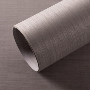 Placage en bois machiné coloré, placage de cendre taille de 640mm * 2500mm placage mince de poire d'argent de reconnaissance de feuille pour la conception intérieure - Product Image 1