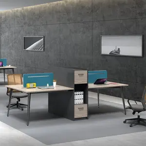핫 세일 저렴한 현대 컴퓨터 테이블 조절 스토리지 사무실 책상