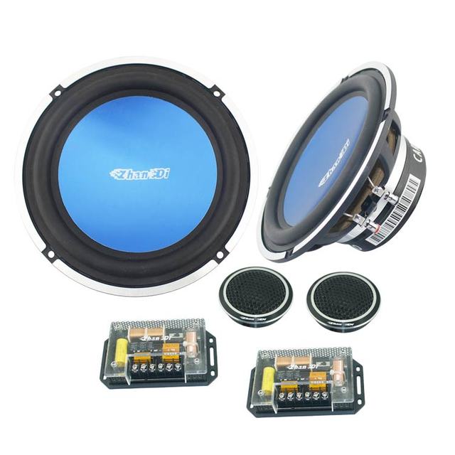 High Quality 2-channel 6.5-inch Aluminum Speaker RMS80W, Suitable for Car Audio Modification and Upgrade