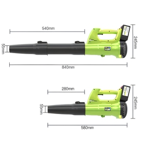 Souffleur d'air sans fil alimenté par batterie au lithium 21V, 28000 tr/min, haute puissance, souffleur de feuilles et de neige portable pour usage industriel - Product Image 3