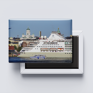 Cadeau promotionnel aimant de réfrigérateur en fer blanc de haute qualité, impression personnalisée sur mesure, thème <span class=keywords><strong>Finlande</strong></span>, photo, <span class=keywords><strong>voyage</strong></span>, tourisme - Product Image 1