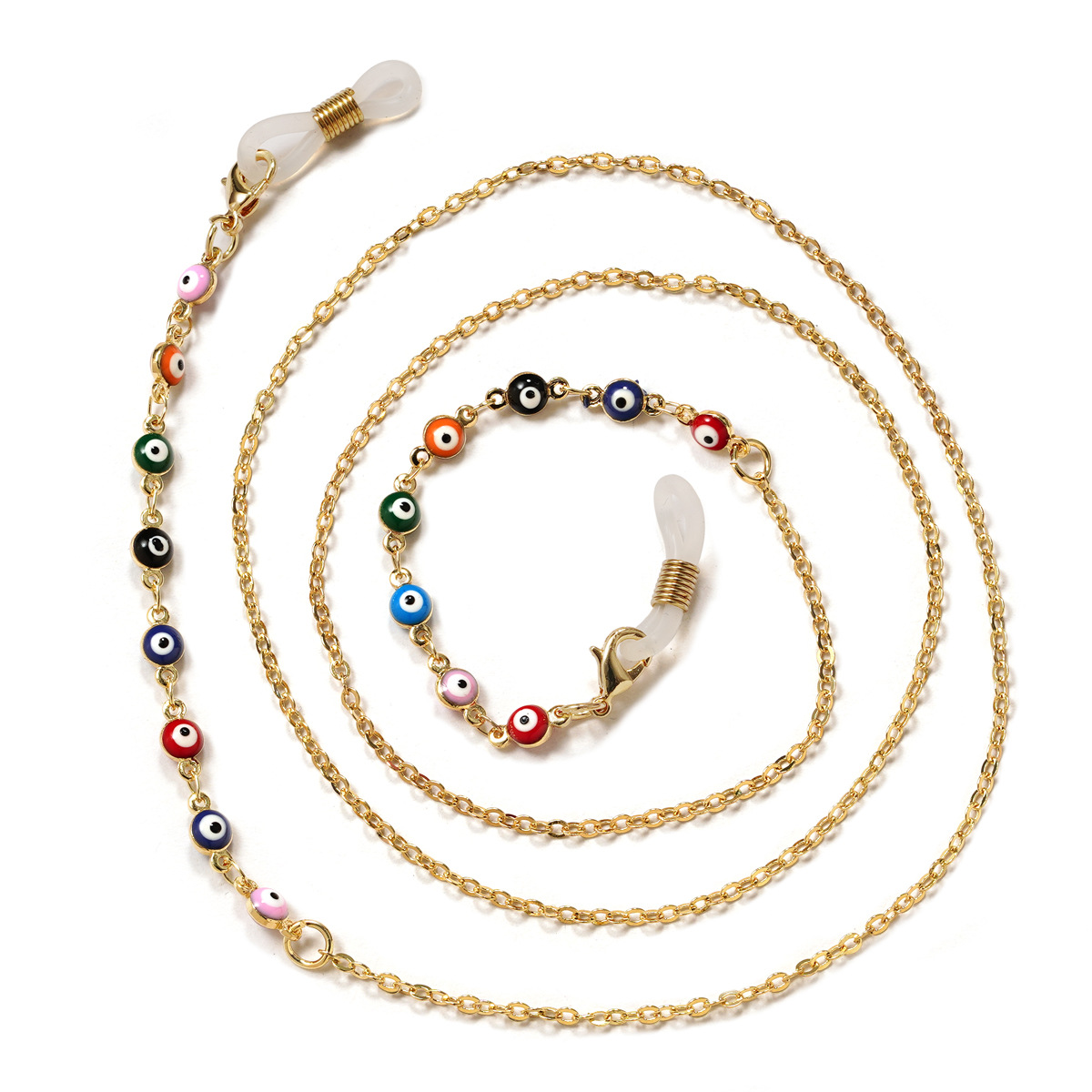 Роскошная медная цепочка FanYue высокого качества с бисером и жемчугом для глаз, держатель 2022, аксессуары для солнцезащитных очков, оптовая продажа