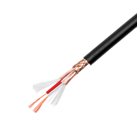 Câble Microphone XLR Professionnel 3 Broches 100m, Conducteur en Cuivre, Blindage Tressé, Gaine PVC, Bobine pour Haut-parleur HDTV Domestique
