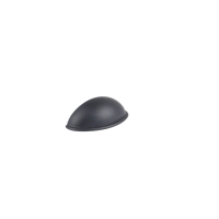 Poignée de tiroir en alliage de zinc noir mat moderne de 64 mm pour armoire de cuisine, chambre, entrepôt, meuble – Qualité OEM usine