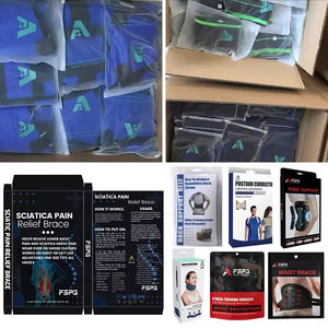 FSPG tali penyangga pergelangan kaki kuat dapat diatur antilembap untuk pelindung nyeri ligamen Tendonitis pergelangan kaki terkilir - Product Image 5