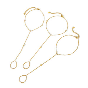 European Style Stainless Steel Star <b>Anklet</b> 18K <b>Gold</b> Plated Zircon Chain Foot Ornament For Women Fashion Jewelry - Product Image 5