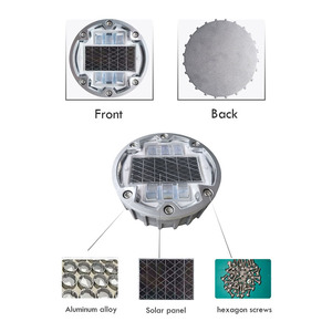 Tachuelas Solares para Carreteras de 143 mm con 6 Tornillos, Alta Visibilidad, <span class=keywords><strong>Wistron</strong></span> IL300, Marcador de Pavimento de Advertencia de Tráfico - Product Image 3