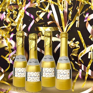ปืนฉีดกระดาษสีทองรูปขวดแชมเปญ ปืนยิงกระดาษคอนเฟตติแบบมือถือ สำหรับงานเฉลิมฉลอง งานแต่งงาน - Product Image 1